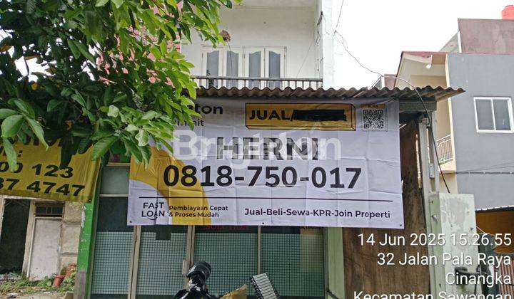 DIJUAL RUMAH BISA UNTUK USAHA DI CINANGKA SAWANGAN 1