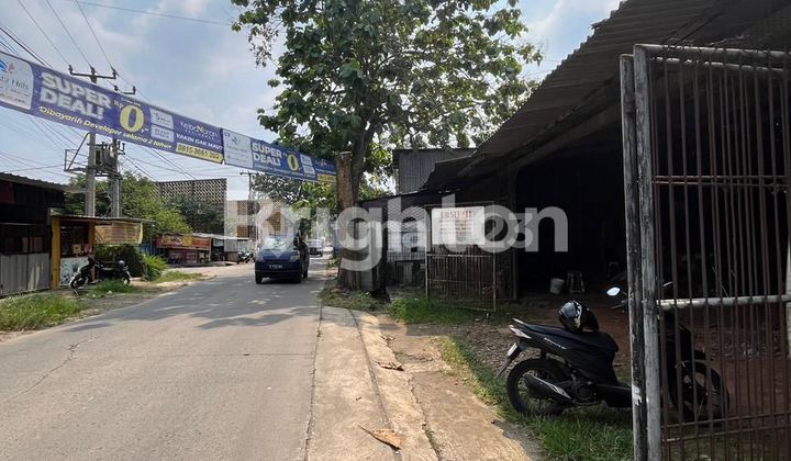 Tanah pinggir jalan cocok untuk bangun ruko, ruang usaha dekat sawangan, daerah bojong sari, depok 1