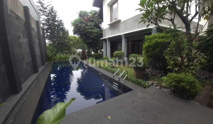 For Sale/ Rent Spacious, Lush, Nice House, Quiet Location, Jln Gedung Hijau, Pondok Indah. (Fully Furnished, Air Conditioned, Land Area) 2