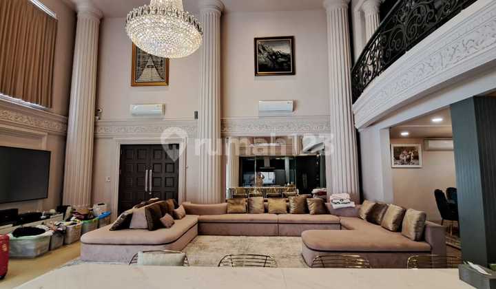 For Sale Luxury House,Classic European,Tanah Luas dan Bangunan Besar,Terawat Villacinere Mas(Lm)