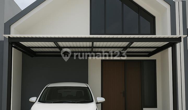 Scandinavian 1-Story House Facing East, Bonus Mezzanine & 2 Carports Scandinavian 1-Story House Facing East, Bonus Mezzanine & 2 Carports