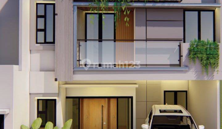 Dijual Rumah Modern Ada Rooftop Di Pejaten Timur Jakarta Selatan 1