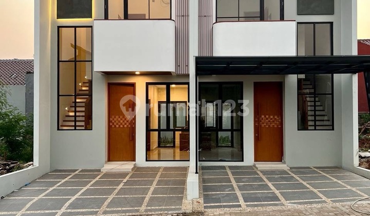 Scandinavian House Listrik Underground Dalam Cluster 