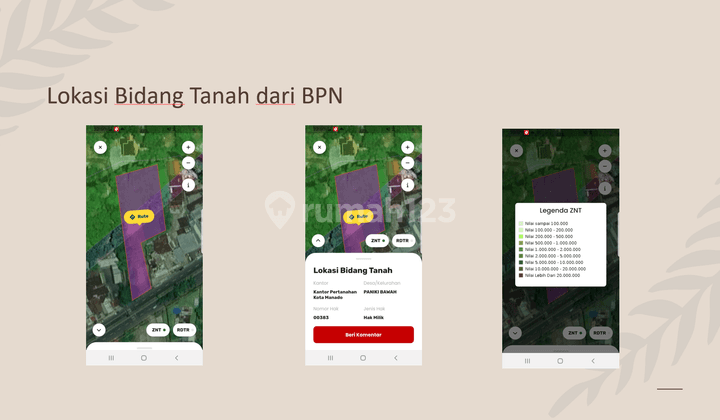 Tanah di Paniki Bawah, Mapanget, Manado 2