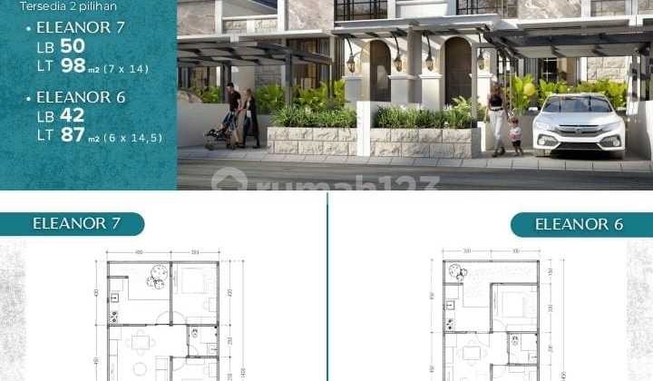 House in Bravo Supermarket Cluster Front, Premium House at Presale Price