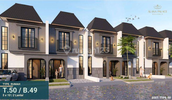 Dijual New Project Alana Palace 2 lantai di Gununganyar Surabaya Free SHM 1