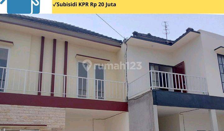 Rumah 2 Lantai Dekat Area Perkantoran Dan 10 Menit Gerbang Tol Penompo 2