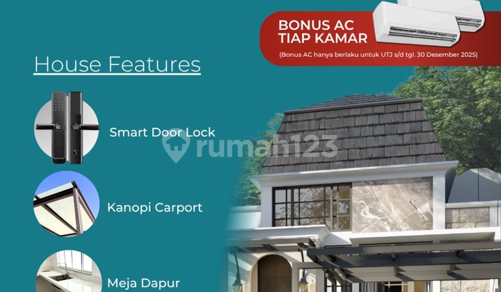 House in Bravo Supermarket Cluster Front, Premium House at Presale Price