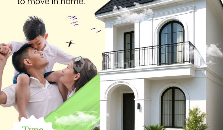 Rumah 2 Lantai Satu Satunya dengan 4 Kamar Tidur di Canggu Jetis 1