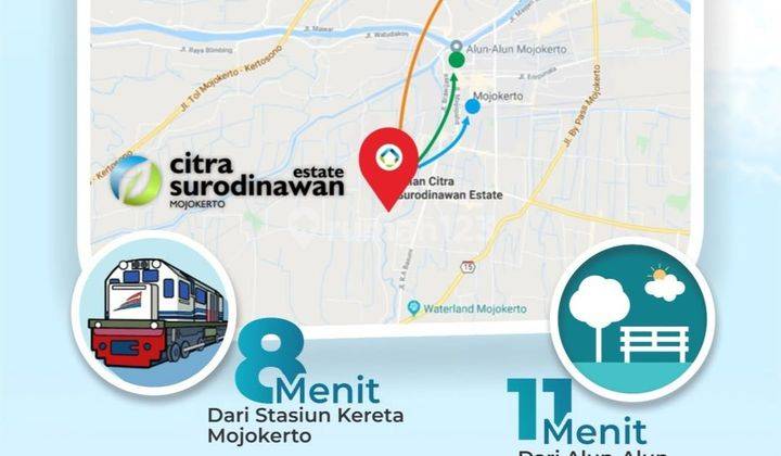 Rumah 1 Lantai Di Kota Mojokerto Perumnas Surodinawan Estate 2