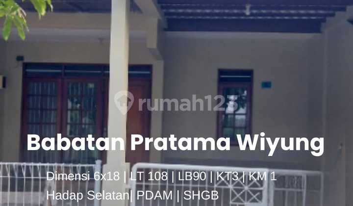 Jual Rumah Babatan Pratama Wiyung Sby Siap Huni Jual Rumah Babatan Pratama Wiyung Sby Siap Huni