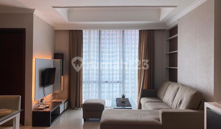 Cheap Rental Denpasar Residence Apartment Full Furnished Kuningan South Jakarta 2 BR Area 94 Sqm