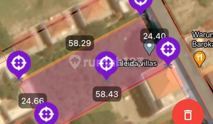 Tanah 1440.0 M² Shm Dekat Sunset Road Kuta Gp