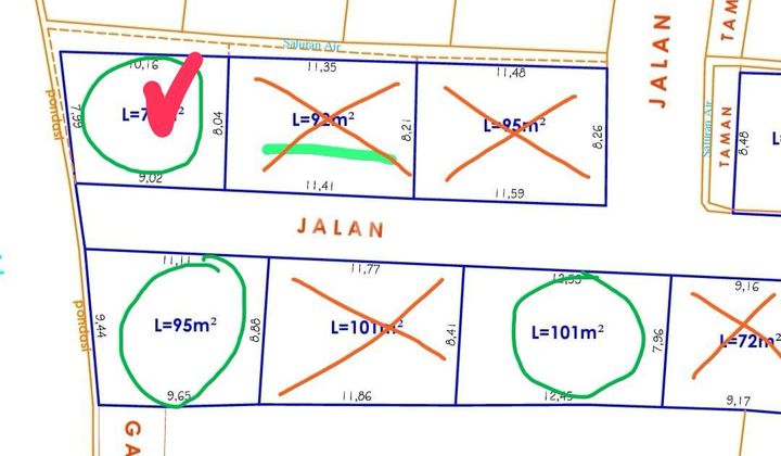 Small Plot of Land with SHM in Panjer, GP
