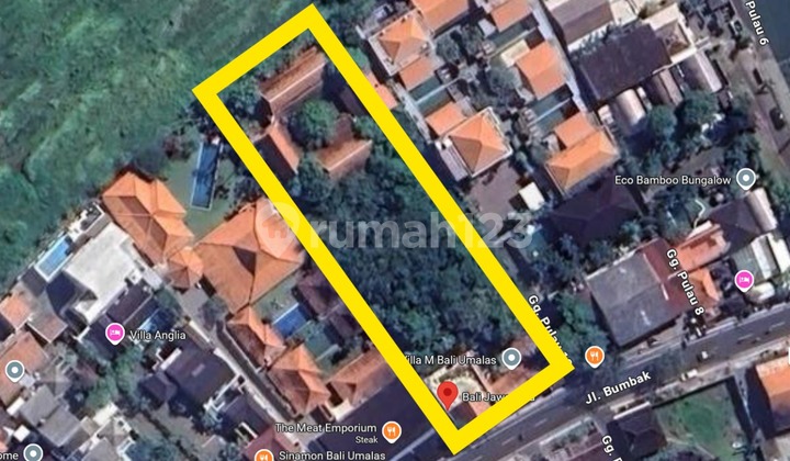 Dijual Tanah 25 Are Shm Di Bumbak Kerobokan Cn/mc