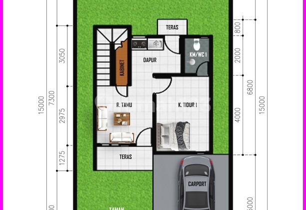 Near RSU & Major Jogja Campus, Strategic 110 m² House, Freehold-PBG. Near RSU & Major Jogja Campus, Strategic 110 m² House, Freehold-PBG.