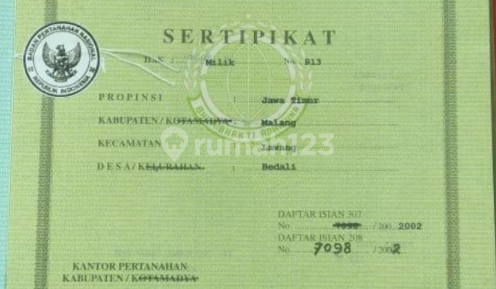 Rumah Dijual Yos Sudarso Lawang Malang 2