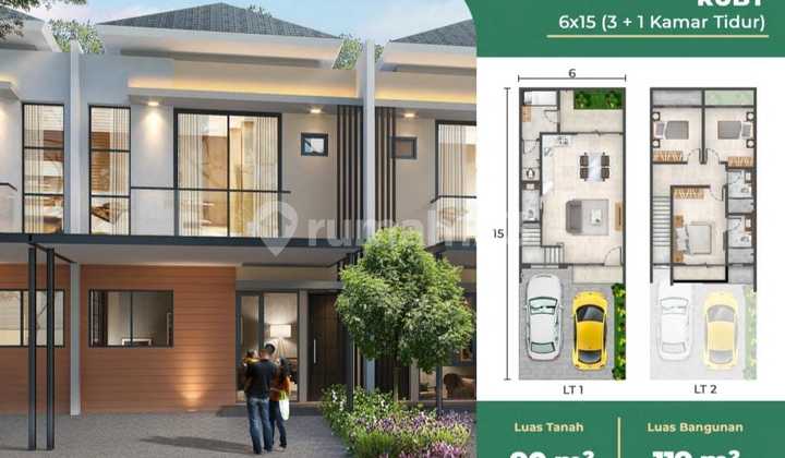 Dijual Rumah Pik 2 Milenial 6X15 1