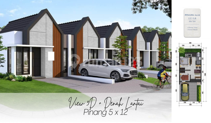 Rumah Pertama Siap Huni Free Surat Cicilan dan Akses Mudah, Lingkungan Cluster Pinang Graha, Tangerang 2