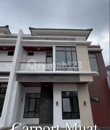 Ready! Rumah Baru Hook Bintaro 2,5 Lantai - 3+1 KT, One Gate, Free Semua Biaya