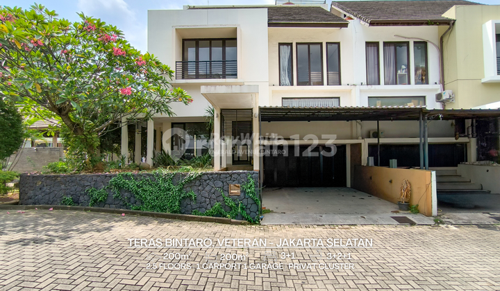 Rumah Hoek Modern untuk Keluarga Aktif di Teras Bintaro Veteran, Jakarta Selatan - Eksklusif, Siap Huni & Dekat Kolam Renang