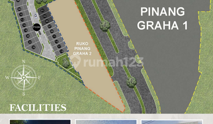 Ready-to-Build Land Plot Free Title, Installment and Easy Access, Pinang Graha Cluster Neighborhood, Tangerang
