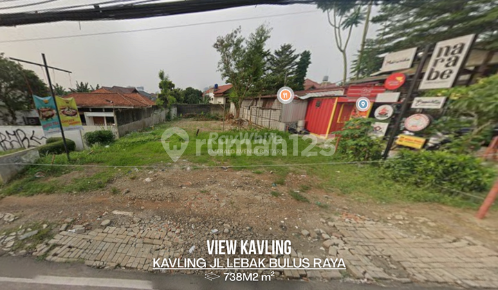 Sewa Lahan Komersial 738 M2 di Lebak Bulus | High Traffic, Cocok Kantor & Kuliner