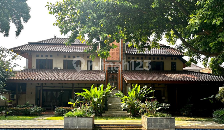 Rumah Mewah Gaya Villa Hitung Tanah Bonus Bangunan Di Bali View Cirendeu, Ciputat 2