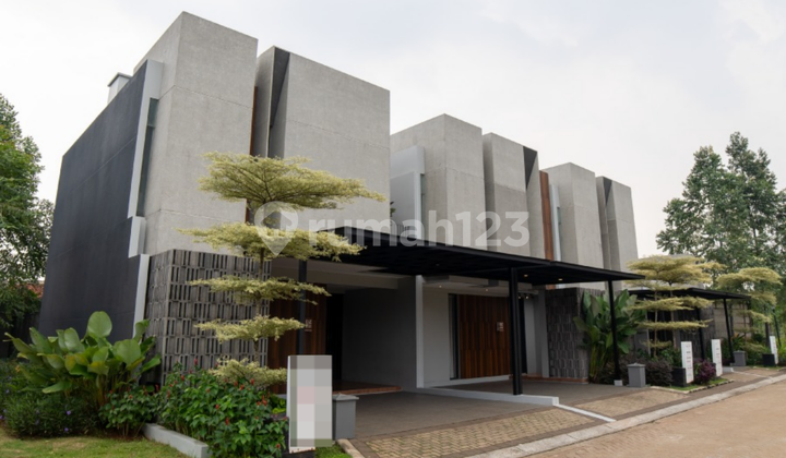 Rumah Baru Industrial Modern Dekat Sekolah dan Tol Ready Stock Discovery Bintaro DP 0, Free BPHTB, AJB, PPN