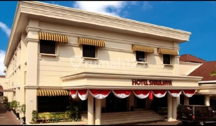 Jual Cepat, Bangunan Bersejarah Hotel Sriwijaya Bintang 3 Strategis