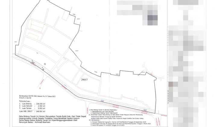 Jual Murah, Kavling Siap Bangun Strategis Di Daan Mogot