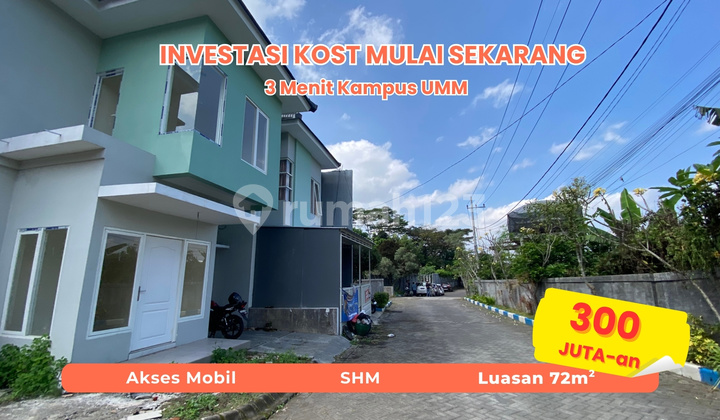 Investasi Tanah SHM Cocok Bangun Kos Dekat UMM