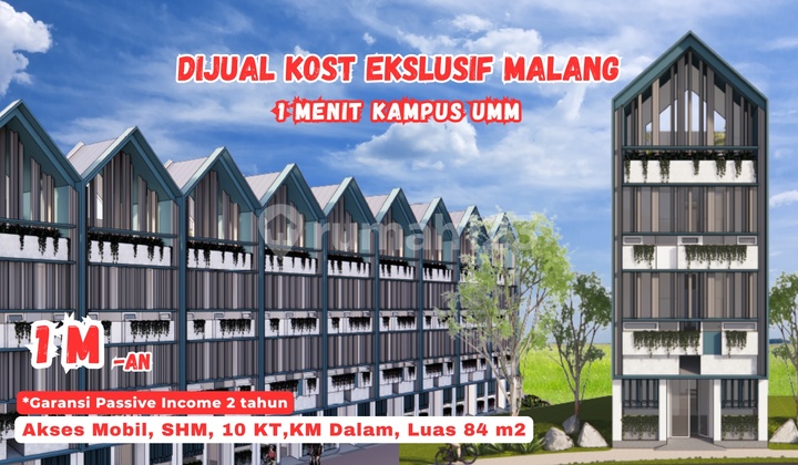 Investasi Kost Ekslusif Samping kampus UMM Pasti Cuan