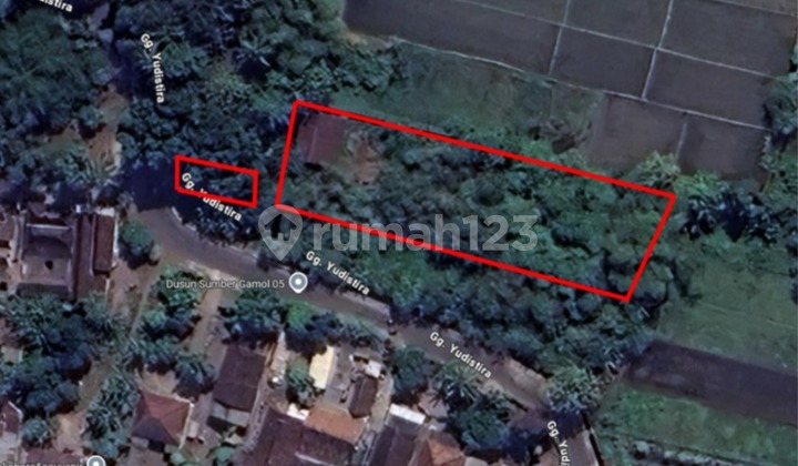 Tanah Luas 1690 Meter Persegi Lokasi Strategis di Daerah Balecatur Gamping Sleman.