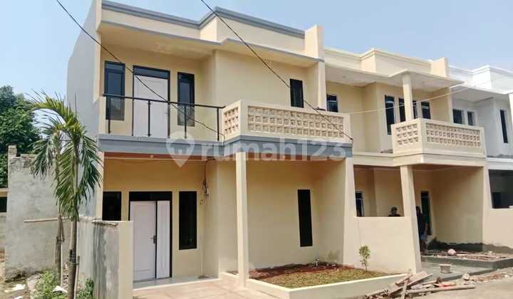 harga promo rumah 2 lantai berlegalitas SHM jalan akses mobil