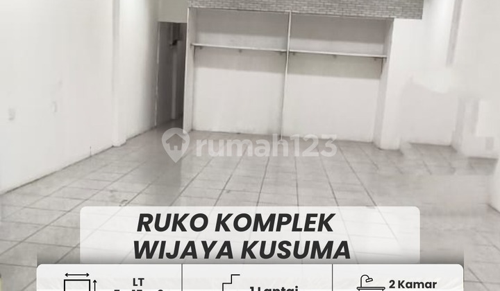 For Rent: 1-Story Shop House Wijaya Kusuma, Lubuk Baja