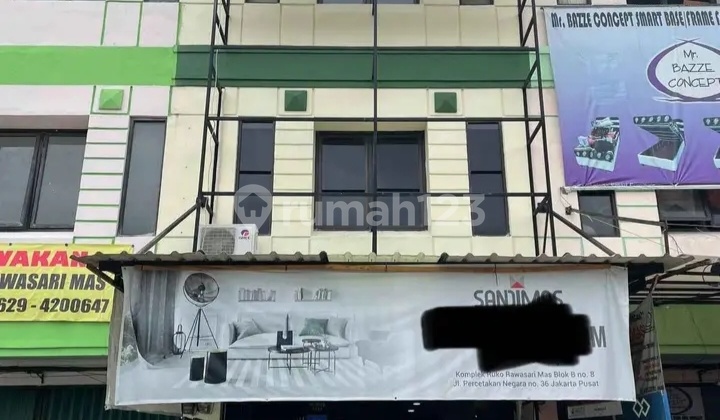 Ruko 4 Lantai Rawasari Mas, Percetakan Negara, Jakarta Pusat
