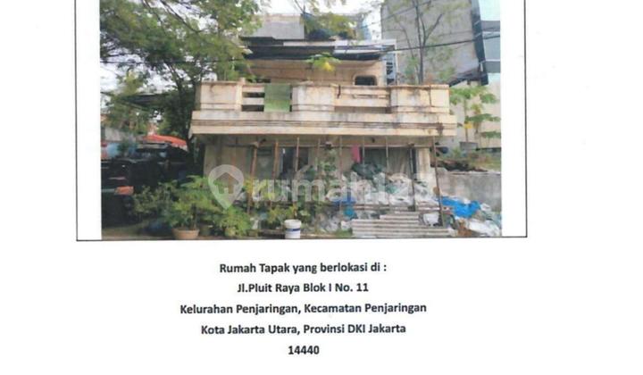 Dijual Rumah Tua Hoek di Pluit Raya, Jakarta Utara 1