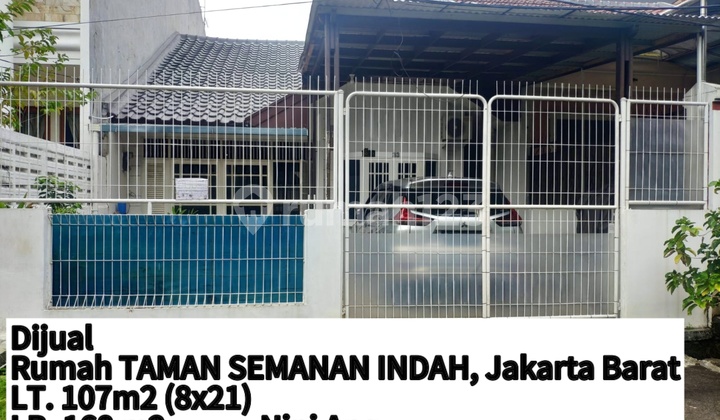 Dijual Rumah Taman Semanan Indah, Jakarta Barat SHM