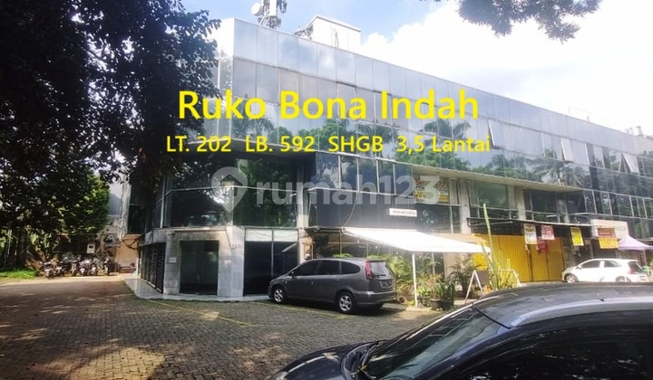 For Sale: Ruko Gandeng area Komersial Bona Indah, Lebak Bulus, Jakarta Selatan