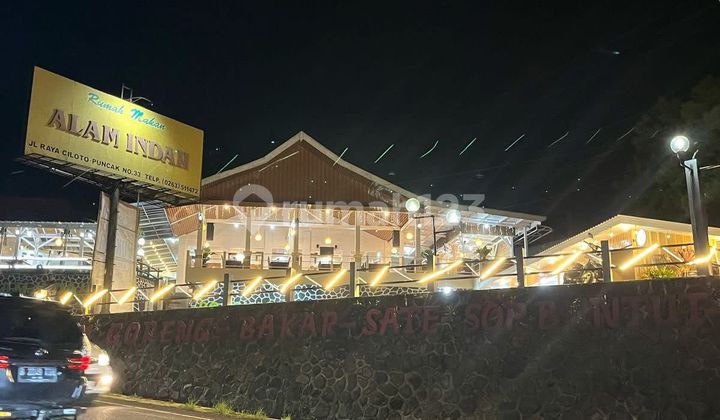 Restoran Strategis di Jalan Cipanas Puncak Fully Furnished
