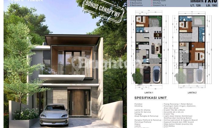 Murah Jual Rumah Baru Northwest Lake Citraland Surabaya