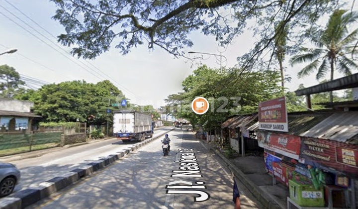 Dijual/ Disewakan : Tanah + Gudang Strategis Pinggir Jalan Raya Parung Bogor 1