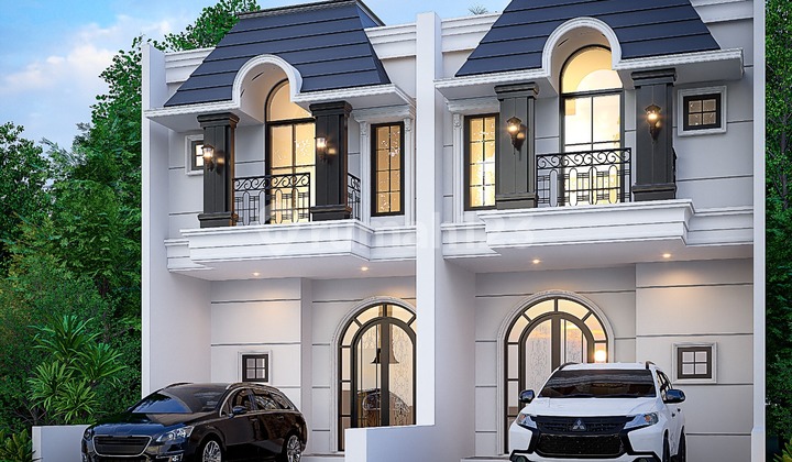 RUMAH Luxury MODERN CLASSIC HOUSE 2Lt, JAGAKARSA JAKSEL