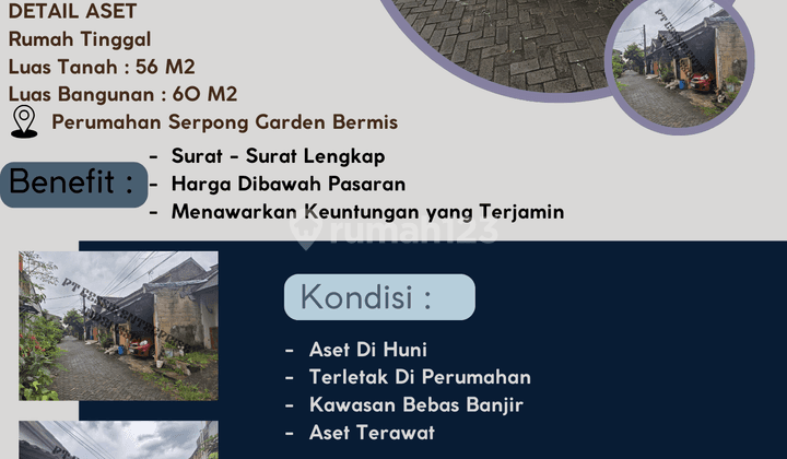 DIJUAL RUMAH SERPONG GARDEN BERMIS -  VIA CESSIE 1