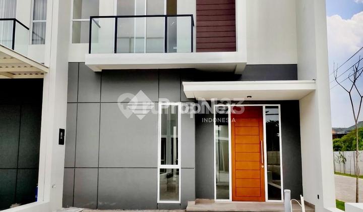 DIJUAL RUMAH CENTRAL PARK JUANDA WARU 2LT BARU GRESS SIAP HUNI