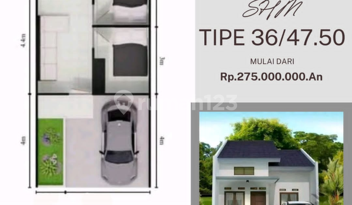 Rumah Termurah Dekat Stasiun Pondok Rajeg Cibinong 2