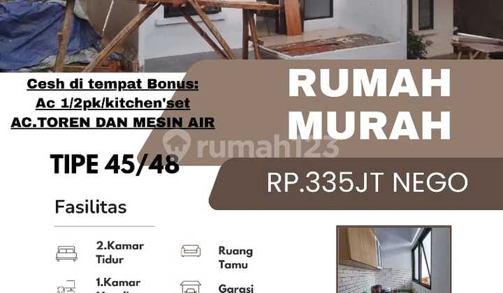 Rumah Minimalis Modern Dekat Stasiun Pondok Rajeg