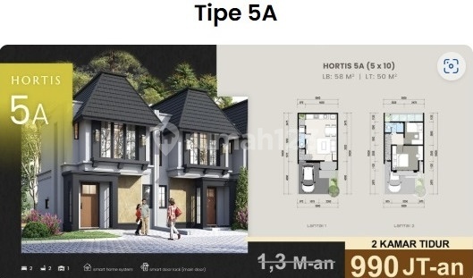 Dijual Rumah Cantik Dan Siap Huni Berlokasi Di Hortis BSD CITY  2