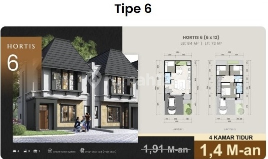 Dijual Rumah Cantik Dan Siap Huni Berlokasi Di Hortis BSD CITY  2